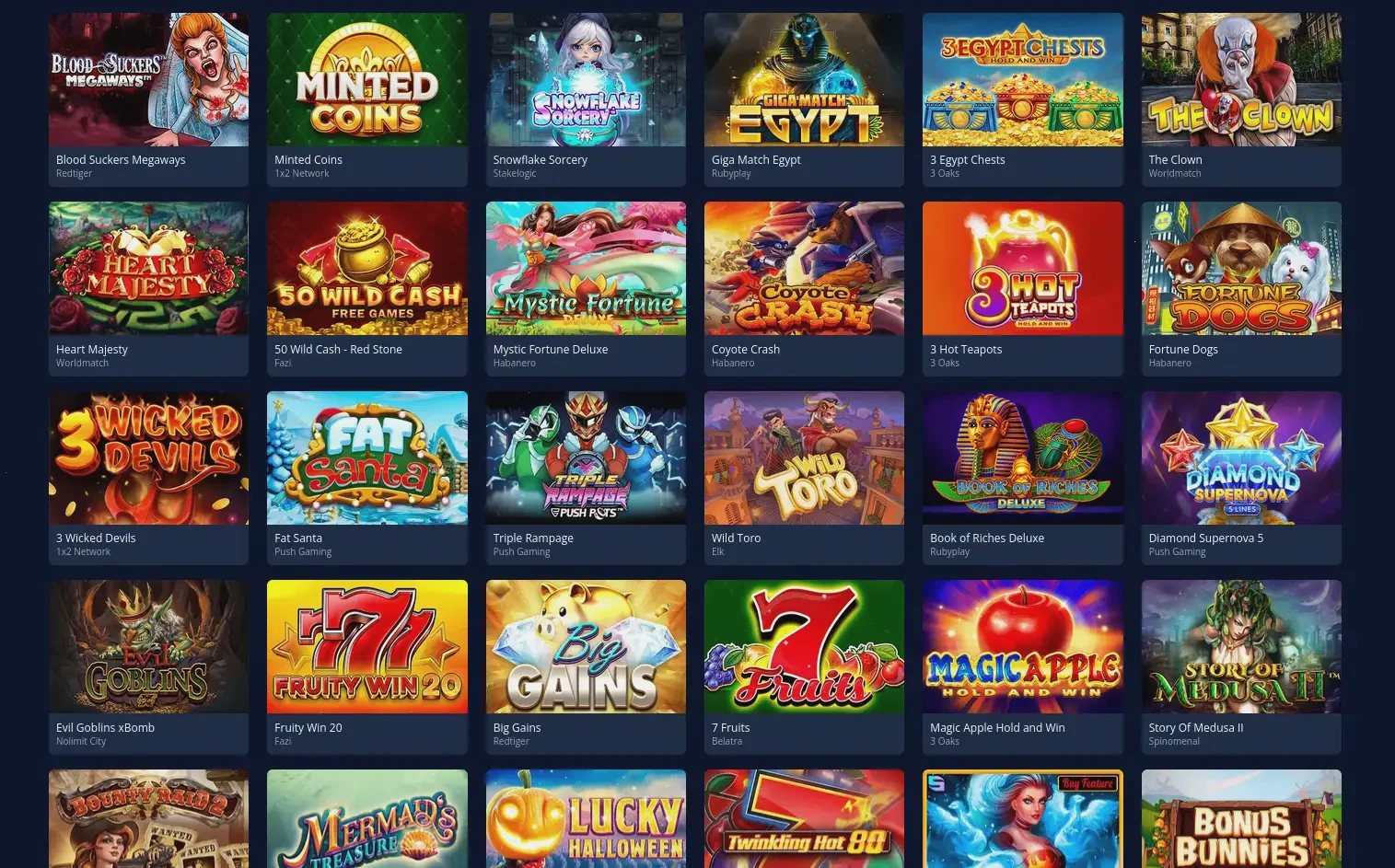Vegashero Casino App auf einem Smartphone mit Spielübersicht